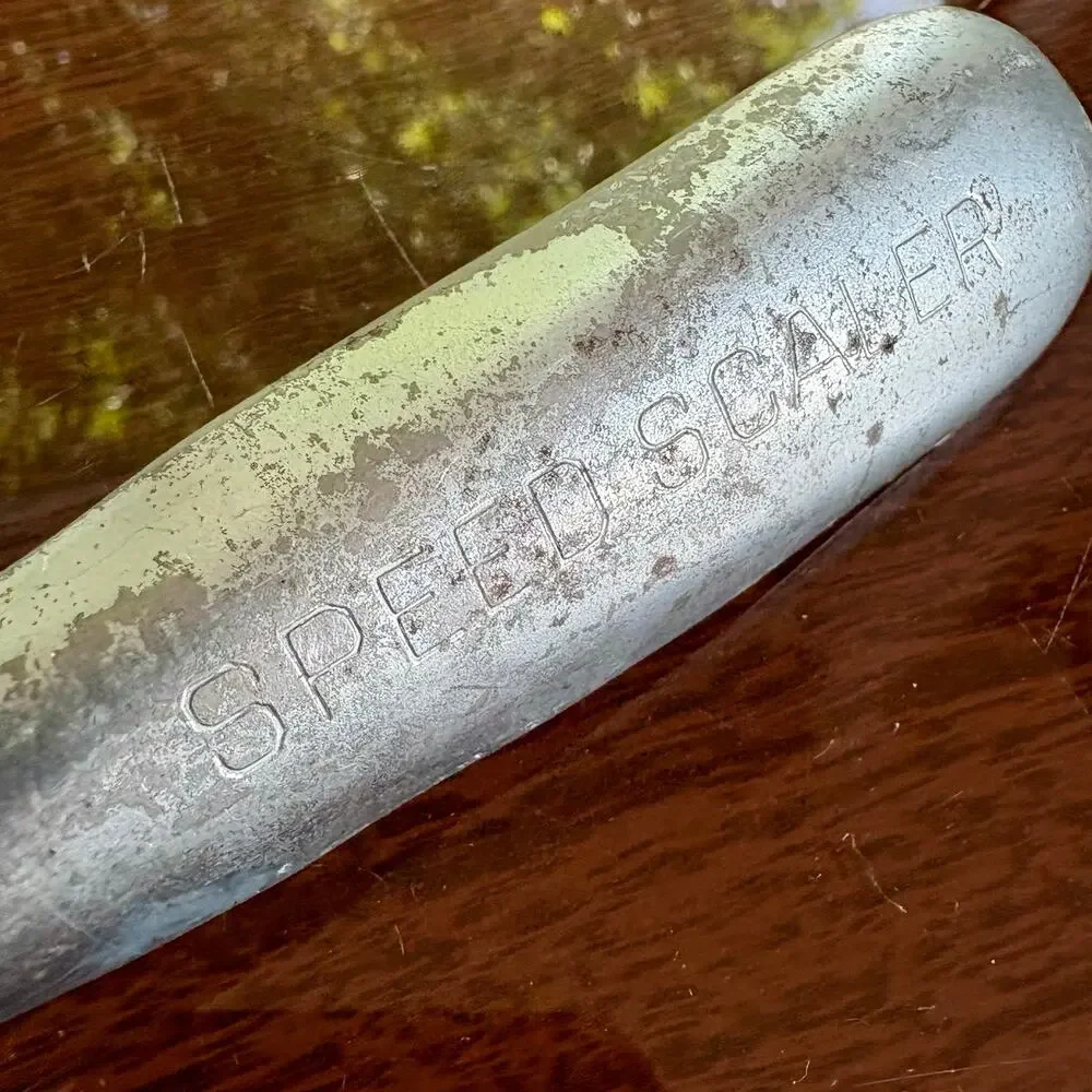 Vintage Speed Scaler Metal Fish Scaler Fishing Kitchen Tool